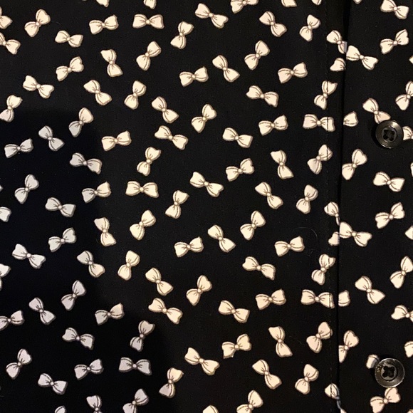 Lauren Conrad Womens Button Down Shirt , Womens Printed Button Down Shirt - Picture 4 of 11